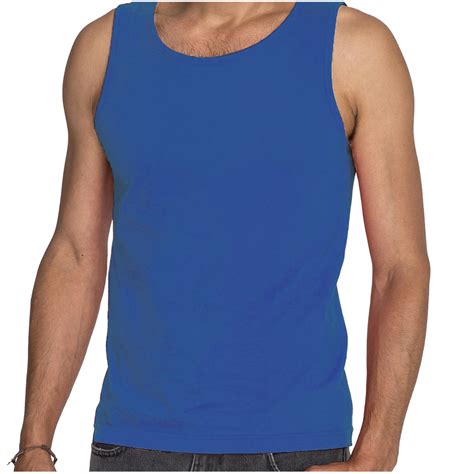 Heren Paars Mouwloos/tanktop Shirts (6) 